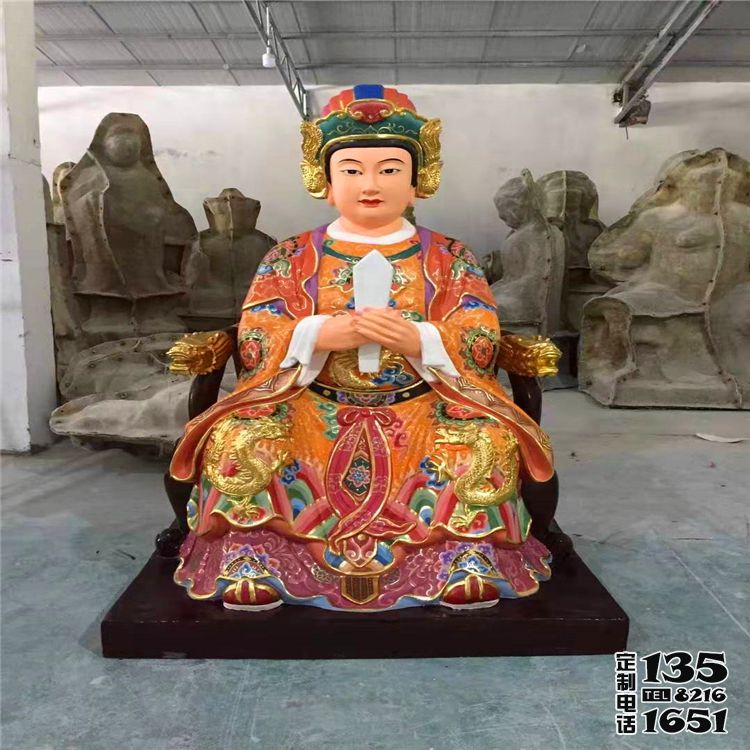玻璃鋼彩繪樹脂神像王母娘娘雕塑 玻璃鋼彩繪樹脂神像王母娘娘雕塑