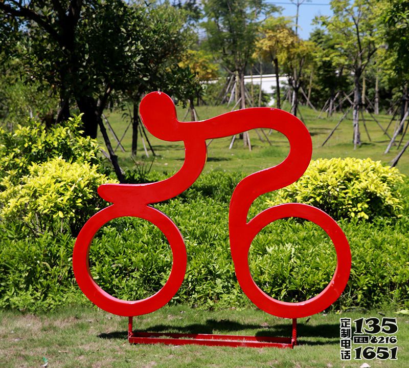 公園大型剪影抽象玻璃鋼自行車運(yùn)動(dòng)人物雕塑 公園大型剪影抽象玻璃鋼自行車運(yùn)動(dòng)人物雕塑