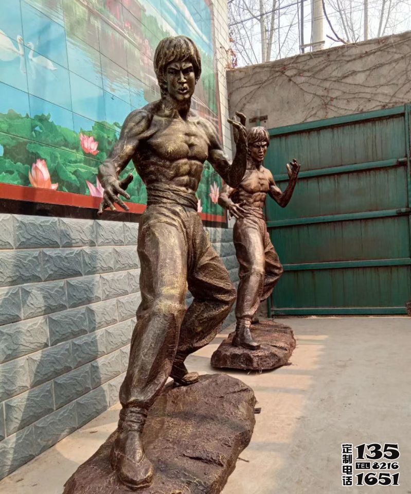 玻璃鋼仿銅影視明星人物雕塑景觀電影城裝飾美陳擺件李小龍雕塑 玻璃鋼仿銅影視明星人物雕塑景觀電影城裝飾美陳擺件李小龍雕塑