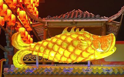 3d打印發(fā)光魚雕塑