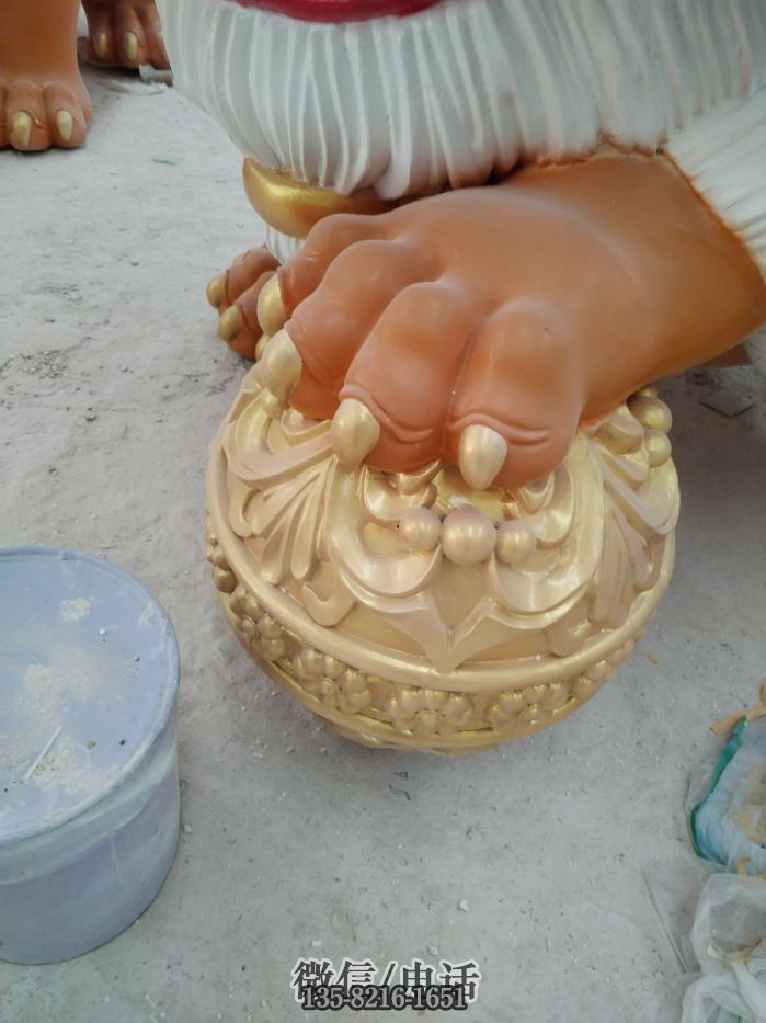 舞獅子修改部分特寫(xiě)